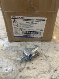 THOMAS % BETTS CPC050-2 1 PEZZO MORSETTO PER CAVI/TUBI 1/2" ACCIAIO (QTY100) - Foto 1 di 3