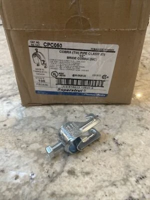 THOMAS % BETTS CPC050-2 1 PIEZA ABRAZADERA CABLE/TUBO ACERO 1/2" (CANTIDAD100) Foto 1 de 3