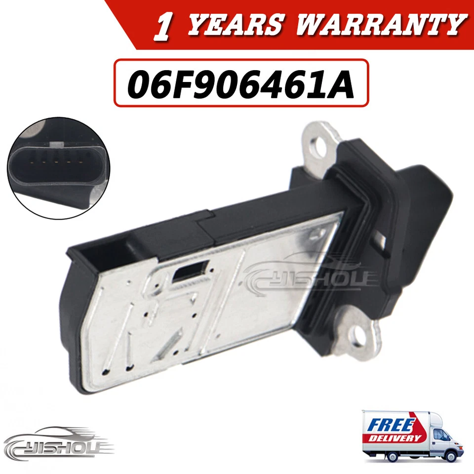 06F906461A Mass Air Flow Sensor Meter MAF For 2005-2013 Volkswagen and Audi 2.0L Foto 1 de 4