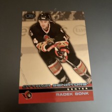 2002-03 Pacific Heads Up Blue Parallel #85 Radek Bonk (218/240)