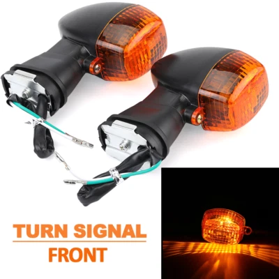 For KAWASAKI NINJA 250R 500 500R KLE400 KLE500 Front Turn Signal Light Indicator - Image 1 of 4
