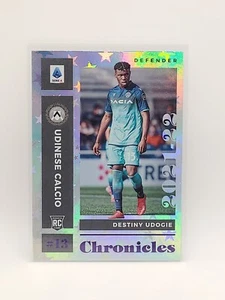 2021-22 Panini Chronicles Serie A Soccer, Destiny Udogie RC Purple Astro #16 - Picture 1 of 2