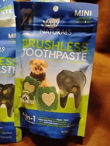 Ark Naturals Brushless Toothpaste Mini For Dogs Up To 8 Pounds 4oz Packages - Picture 1 of 1