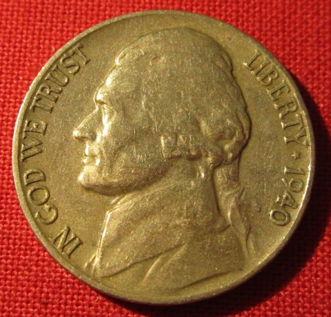 1940 D Jefferson Nickel - Circulated - Actual Coin in Photos  (2666) Cover