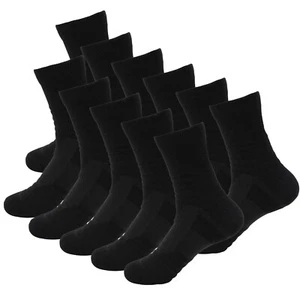 11 Pairs Mens Athletic Cotton Casual Long Sport Work Crew Socks Size 9-11 6-12 - Picture 1 of 11