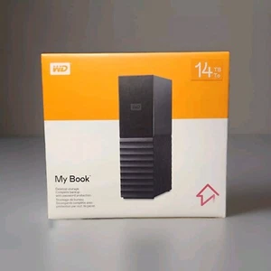 Western Digital 14 TB External HDD Hard-Drive My Book BRAND NEW Windows & Mac + - Picture 1 of 13