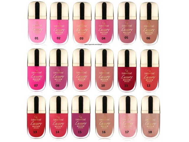 GOLDEN ROSE Lujo Brillo Labial Color Rico Labios Ne Pegamento no / Nº 06 Marrón Naranja 9ML Foto 1 de 1