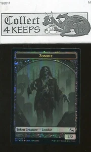 Zombie Foil Token Unstable Near Mint Art card back - Picture 1 of 2