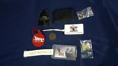 Лот 8 винтажный American Bowling Congress AMF багажа ярлык бумажник заколка медальон VG - Изображение 1 из 4