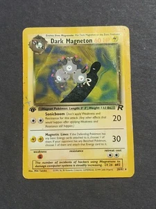 Pokemon 1. Edition Dunkles Magneton 28/82 - Team Rocket Set - (PL) - Bild 1 von 2