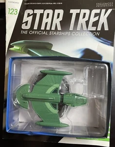 Eaglemoss Star Trek ROMULAN SCIENCE VESSEL #123 with Magazine NIB  - Picture 1 of 7