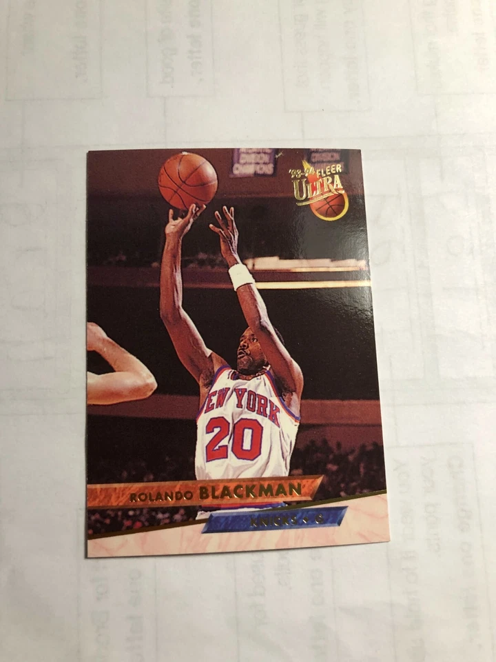 1993 ROLANDO BLACKMAN Fleer Basketball Card  # 125  Made in USA - Image 1 of 4