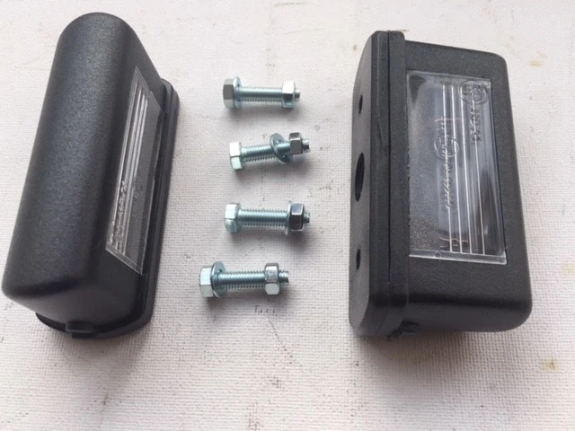 2 St. Kennzeichenleuchte Nummerschildbeleuchtung  Anhänger e - geprüft - Bild 1 von 1