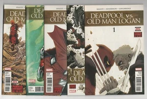 Deadpool Vs Old Man Logan 1 2 3 4 5 Complete Set 9.0 NM Wolverine - Picture 1 of 7
