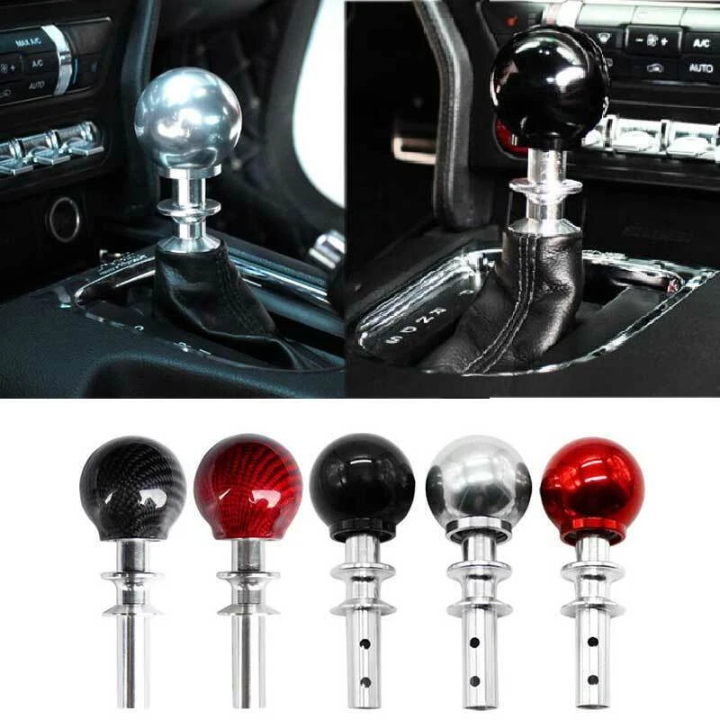 Aleación de aluminio perilla de cambio de marchas palanca de cambios moldura para Mustang Shelby 15-22 Foto 1 de 4