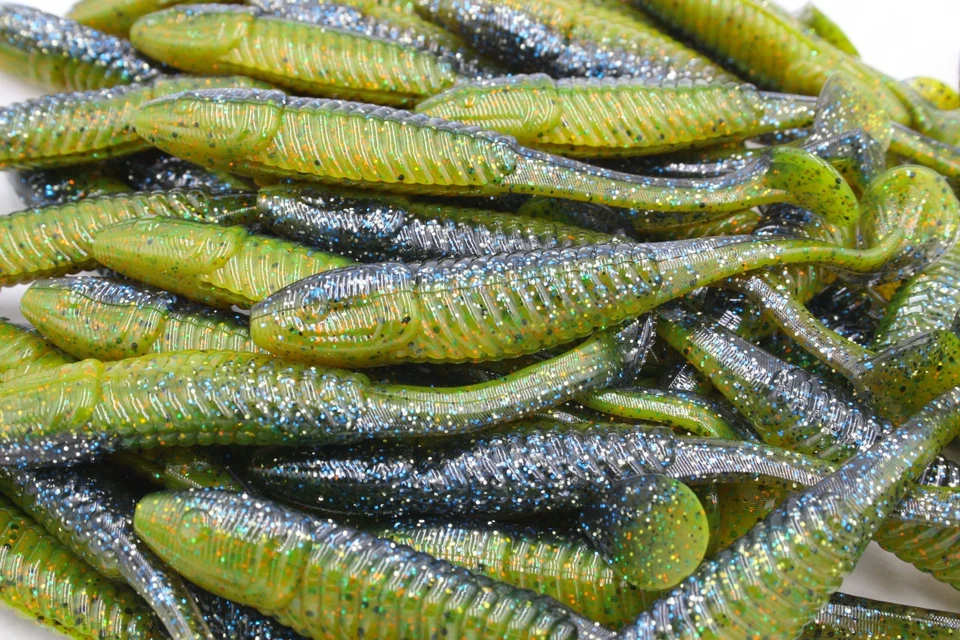 KILLER JIGS 5" Sunfish Paddle Tail Swimbaits Soft Plastic Bass Fishing Lure