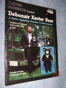 1982 Debonair Xavier Bear - Pattern Book for 26” Bear Uncut - Picture 1 of 6
