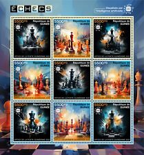 Chess Pieces MNH Stamps 2023 Guinea M/S