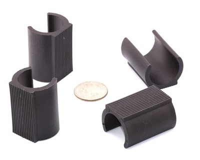 Pata de silla en forma de U de 1" piso deslizable para muebles sillas de oficina trampolines barbacoa Foto 1 de 4