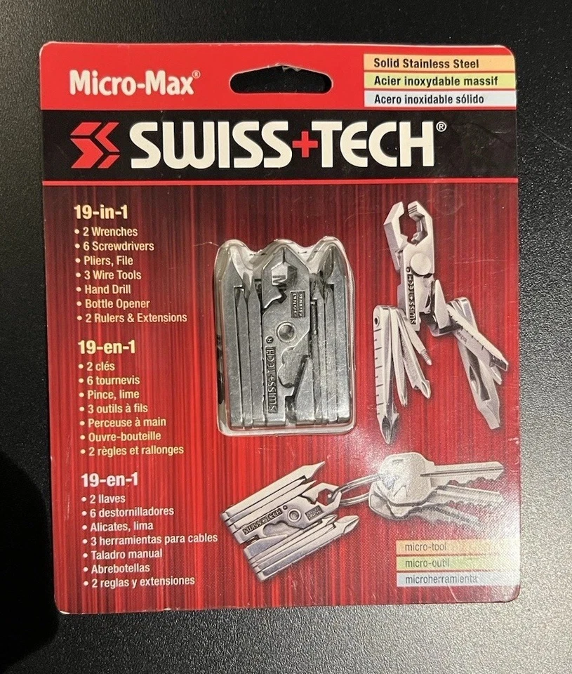 Swiss+Tech Micro Max 19 en 1 Llaves Destornilladores Multiherramienta Inoxidable  Foto 1 de 4