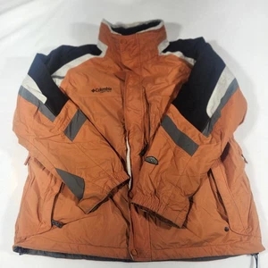 Columbia Vertex Jacket Omni Shield Orange/Gray Winter  Coat Ski Snowboard XXL - Picture 1 of 7