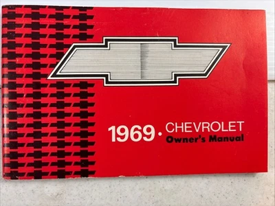 1969 Chevrolet SS  Impala Bel Air  OEM Manual User Guide Operator Book Nova - Image 1 of 4