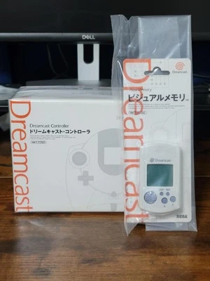 NUOVO Sega Dreamcast Official Visual Memory Controller HKT-7000 HKT-7701... - Immagine 1 di 4