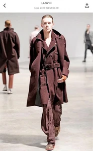 Lanvin 2010AW Wool Rider's Coat with Detachable Sleeves, Classic Design - Picture 1 of 7