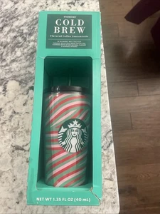 Starbucks Cold Brew 16 OZ Doble Pared Copa Fría Caramelo Dolce Pod 3 Pajitas - Imagen 1 de 4