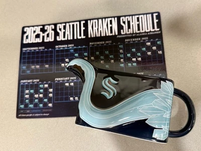 2025 Seattle Kraken Tentacle Gravy Boat & 2025 Magnet Schedule NEW SGA 11/26/25 - Image 1 of 4