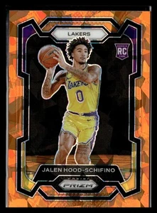 2023-24 Panini Prizm Orange Ice Rookie #145 Jalen Hood-Schifino Lakers - Picture 1 of 2