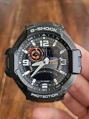 Casio G-Shock GRAVITYMASTER Twin Sensor GA-1000 Men's Watch, TESTED, New Battery - Image 1 of 4