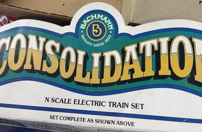 LOT OF 6 Misc Bachmann Consolidation N Scale Electric Railroad Train Cars BG - Image 1 of 4