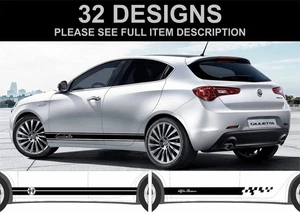 passend für Alfa Romeo Aufkleber Sticker Giulietta Seitenstreifen Decals Grafik Sticker - Bild 1 von 1