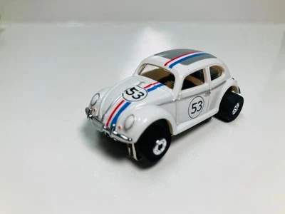 DASH MOTORSPORTS ~ HERBIE the LOVE BUG 轨道赛车 #53 适用于 T-JET Aurora AFX 全新 — 第 1/4 张图片