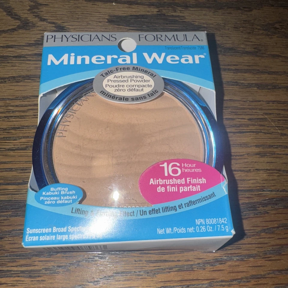 Physicians Formula Mineral Wear Talc-Free Airbrushing Pressed Powder,Translucent - Image 1 of 1