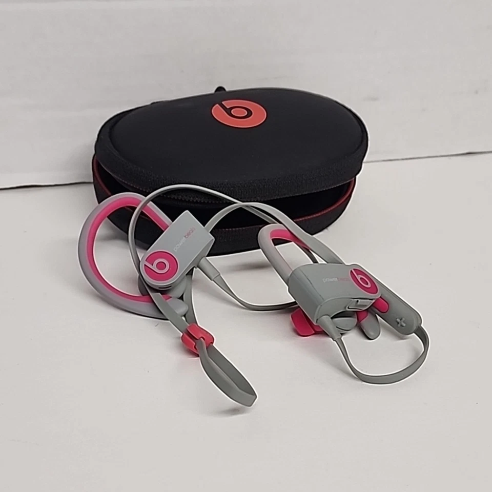 Auriculares Bluetooth Beats by Dr. Dre Powerbeats2 - Rosa/Gris Con Estuche Foto 1 de 4