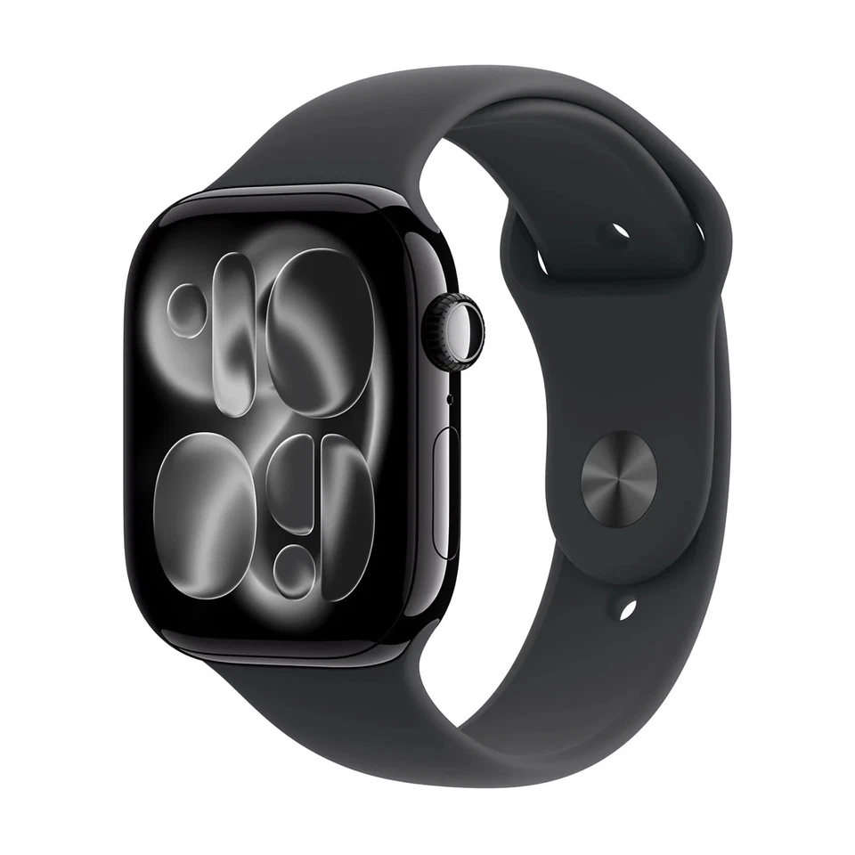 APPLE Watch Series 11 GPS, Cassa 46 mm in alluminio Jet Black con Cintur – Nuovo - Immagine 1 di 4