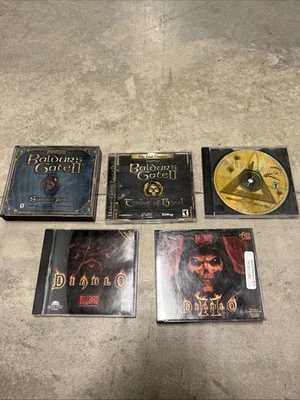 90s Pc Game Lot Diablo ,Diablo 2, Delta Force, Baldurs Gate 2 And More - Image 1 of 4