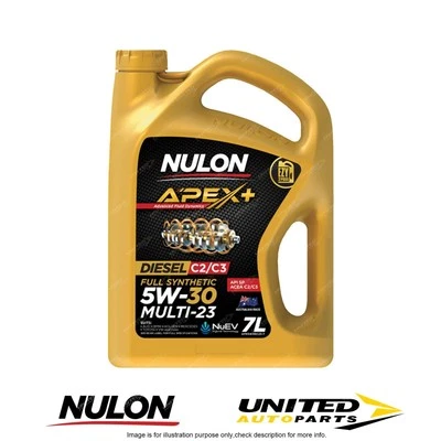 Nulon APEX+ 5W-30 Multi-23 7L for BMW 123d E82 E87 E88 series 2.0L 2009-2014 - image 1 of 2