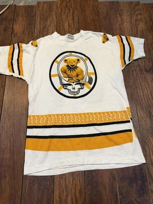 Camisa De Colección Grateful Dead 1994 Tour Otoño Talla L Azul Líquido Boston Bruins Hockey Foto 1 de 4