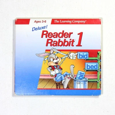Reader Rabbit 1 (Win/Mac, 1994-1996) The Learning Company Deluxe! CD-ROM - Image 1 of 4
