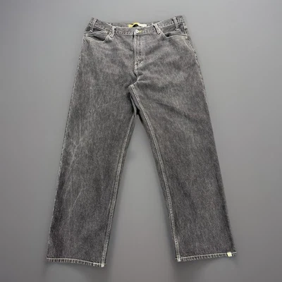 Levi’s SilverTab 低 + 宽松牛仔裤 38x34 黑色水洗宽松版型 Y2K — 第 1/4 张图片