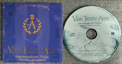 Thalia - Viaje Tiempo Atras Mexico Promo CD Single Anastasia Movie RARE - Image 1 of 2