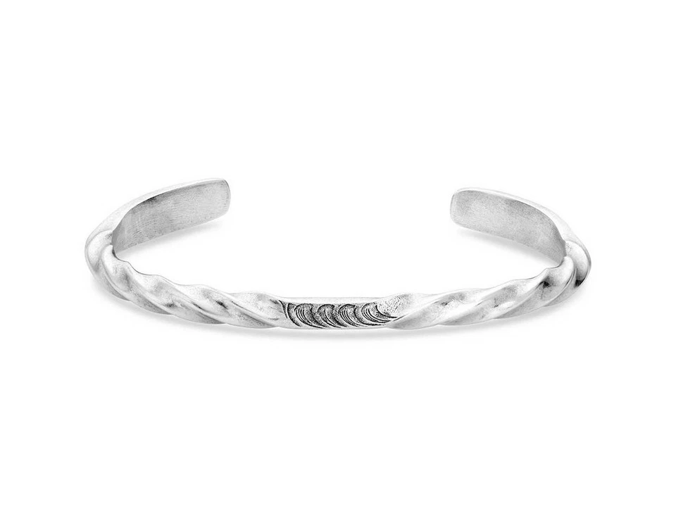 Pulsera Montana Plateros Para Hombre Solsticio Grabado Brazalete BC6087 Foto 1 de 1