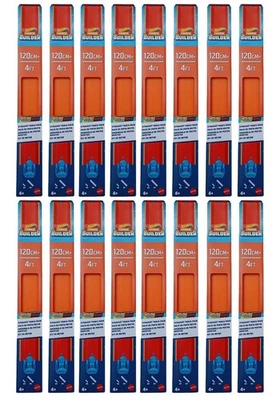 Hot Wheels Track Builder Straight Track Packs naranja 64 ft (16 paquetes de 4 ft) Foto 1 de 3