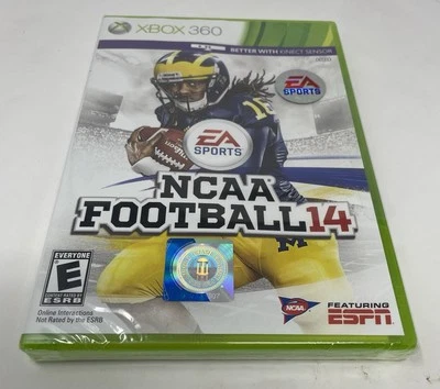 NCAA Football 14 (Microsoft Xbox 360, 2013) BRAND NEW FACTORY SEALED! - Image 1 of 4