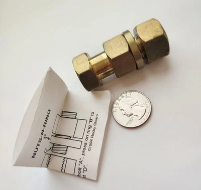 Brass Bolt Puzzle by Rocky Chiaro and B+P - Image 1 of 4