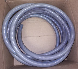 20 Fuß Alflex Ultratite 1/2 Zoll sonnenlichtbeständiges flüssigkeitsdichtes flexibles Metallrohr - Bild 1 von 3