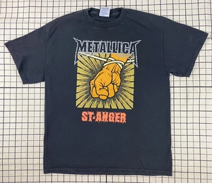 VINTAGE 2003 METALLICA ST ANGER FILLMORE PUSHEAD T SHIRT L Y2K 00s CONCERT - Picture 1 of 7